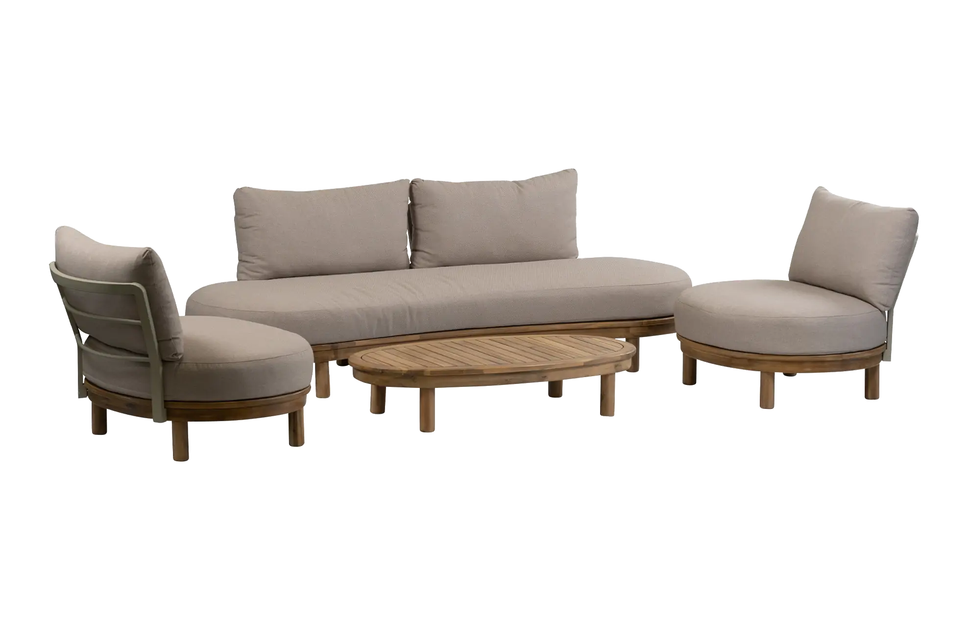 Rundes Lounge-Set