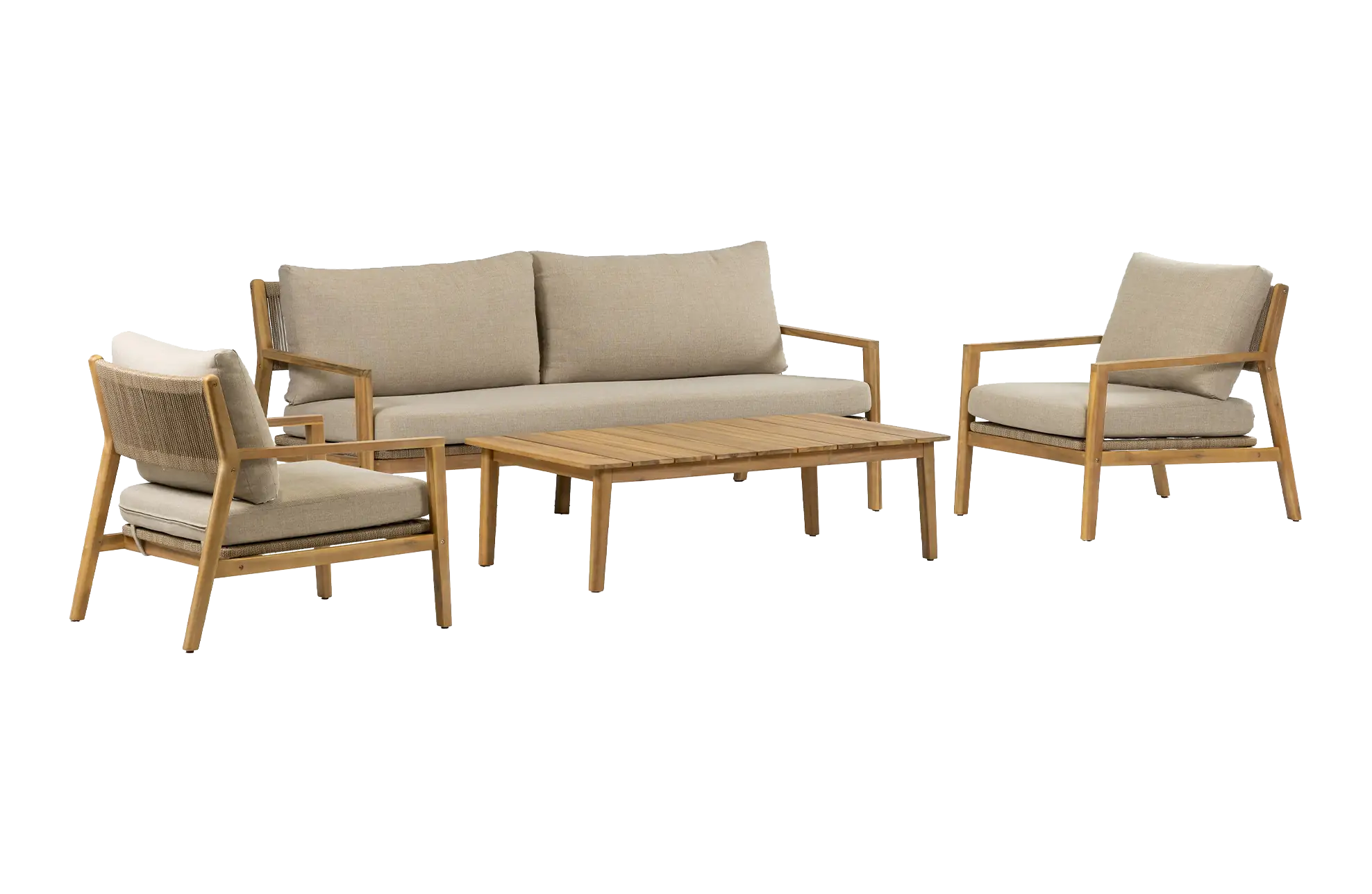 Holz Lounge-Sets