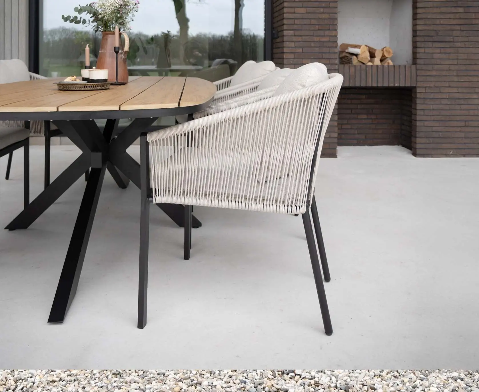 Stapelbare Gartenstühle