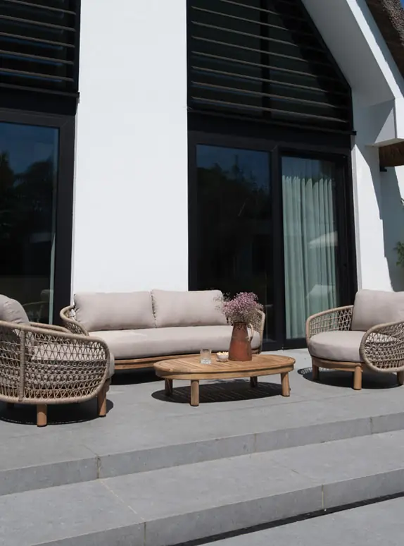 Rundes Lounge-Set