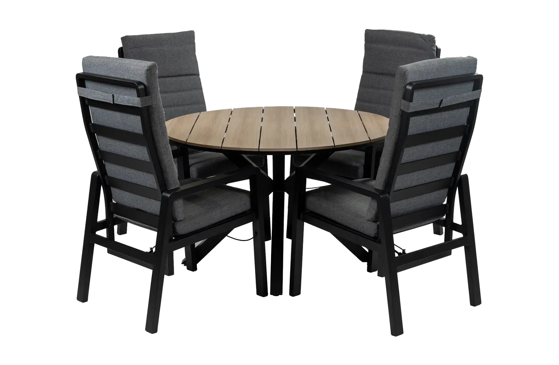 Berlijn-tuinset-4 personen-cyprus-tuintafel-wood-4-seizoenen-tuinmeubelen