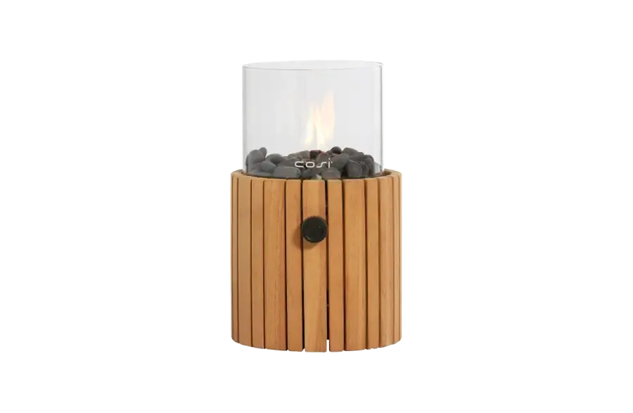 Gaslaterne Timber Ø18 cm | Teak | Cosi