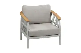 Lounge-Sessel Capri | Natur & Creme
