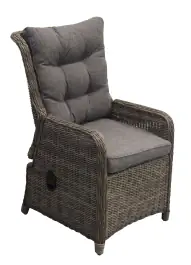 Verstellbarer Gartenstuhl Dublin | Sweet Brown | Rattan