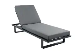 Liegestuhl Saint Martin | inkl. Kissen | Aluminium & Textilien