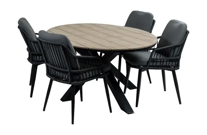 5delige-4persoons-tuinset-isabel-wood-buitentafel-4-seizoenen-tuinmeubelen