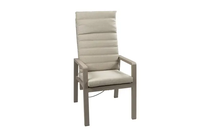 Berlijn-luxe-dining-champagne-tuinstoel-verstelbaar-4-seizoenen-tuinmeubelen